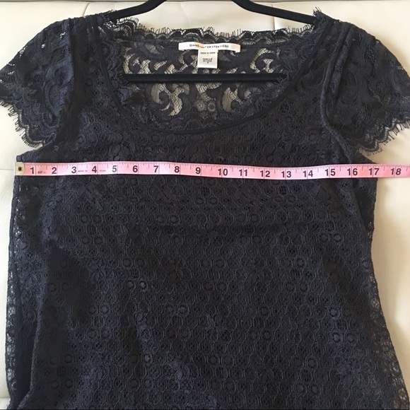 DVF Black Lace Dress - EUC - Picture 6 of 8